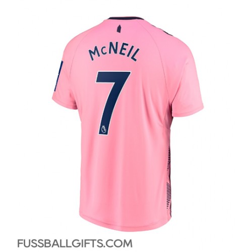 Everton Dwight McNeil #7 Fußballbekleidung Auswärtstrikot 2022-23 Kurzarm